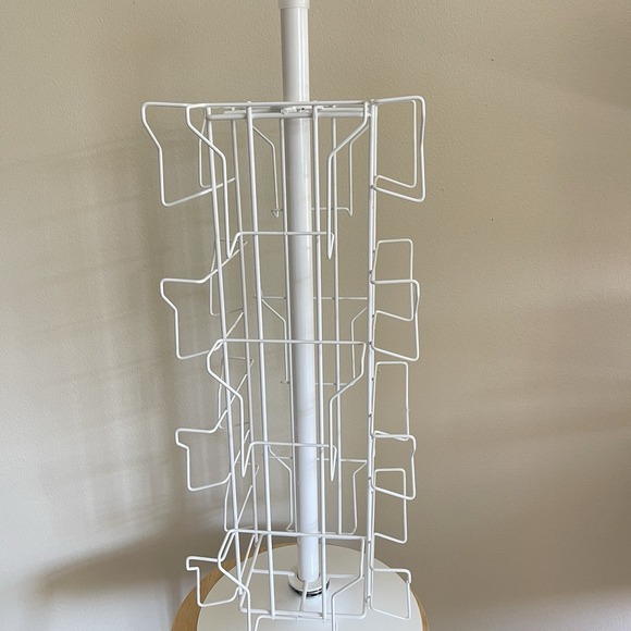 Vintage UTILITY Metal Wire Spinning Postcard Display Rack Countertop Revolving - Picture 2 of 16